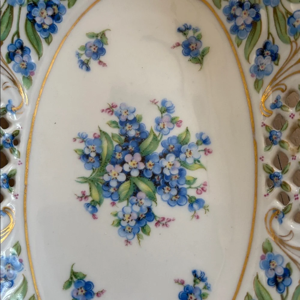 Schumann Bavaria Forget Me Not Dish